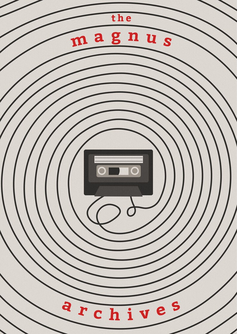 Magnus Archives Cassette Tape Poster Etsy UK