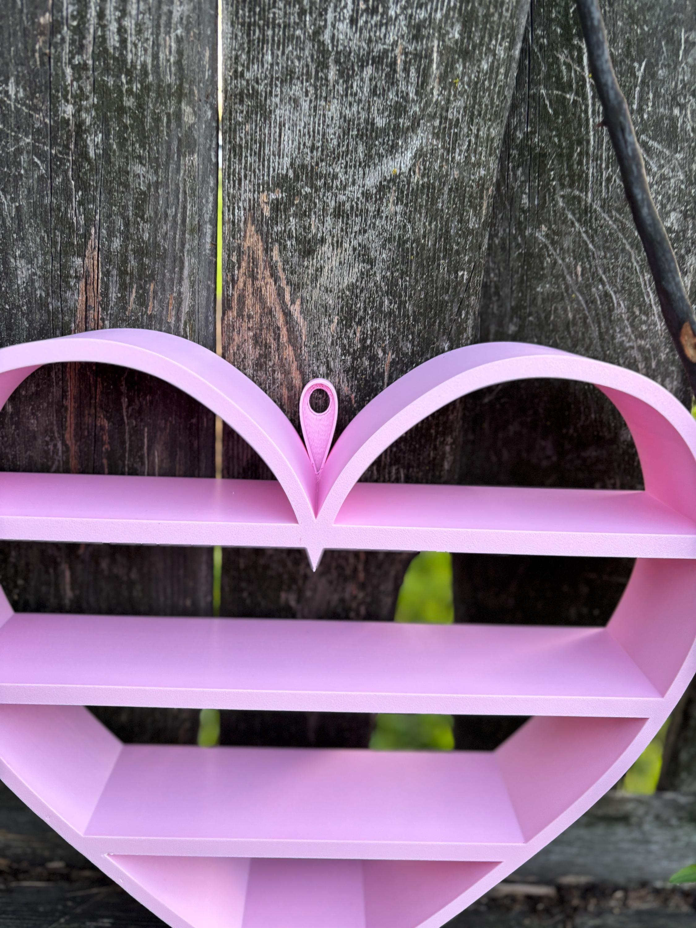 Heart Shelf, Kawaii Coquette Room Decor, Cottage, Girls Room
