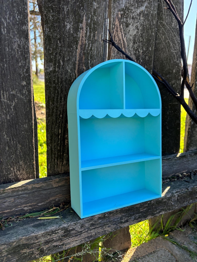 Spring Shelf Display Arched Display Shelf, Scalloped Spring Shelf, Arched, Miniverse, Home ...