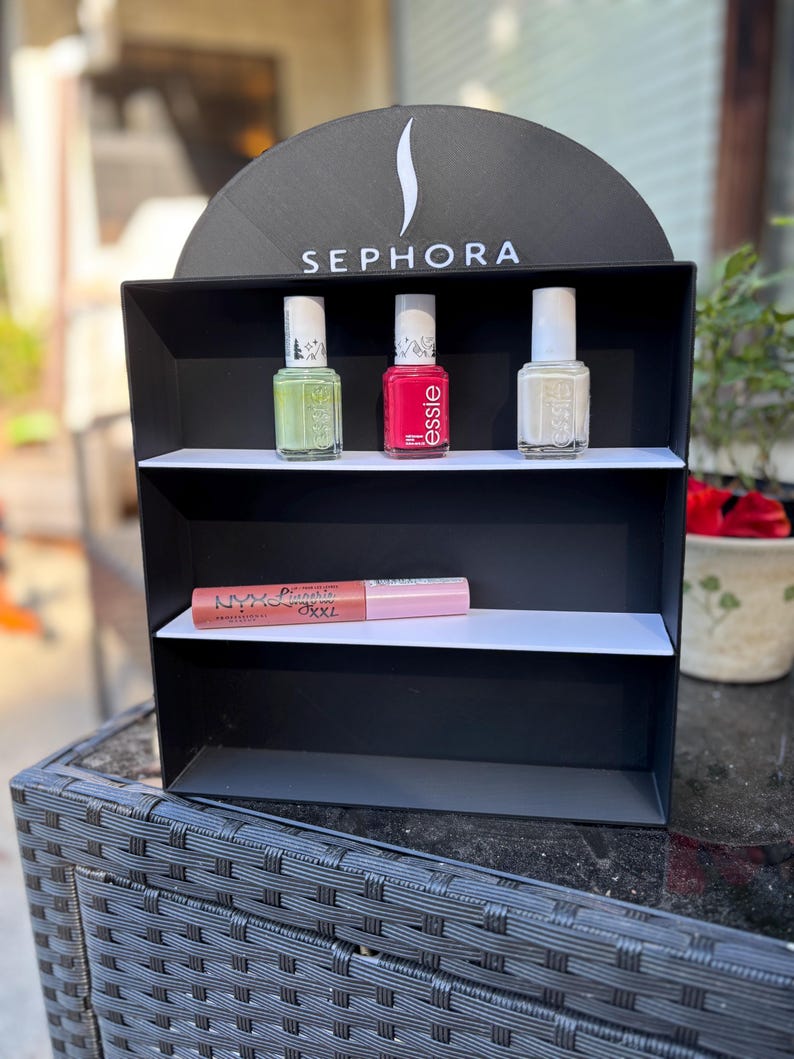 3D Printed Sephora Makeup Display Shelf, Wall Decor, Gift for Teens - Etsy
