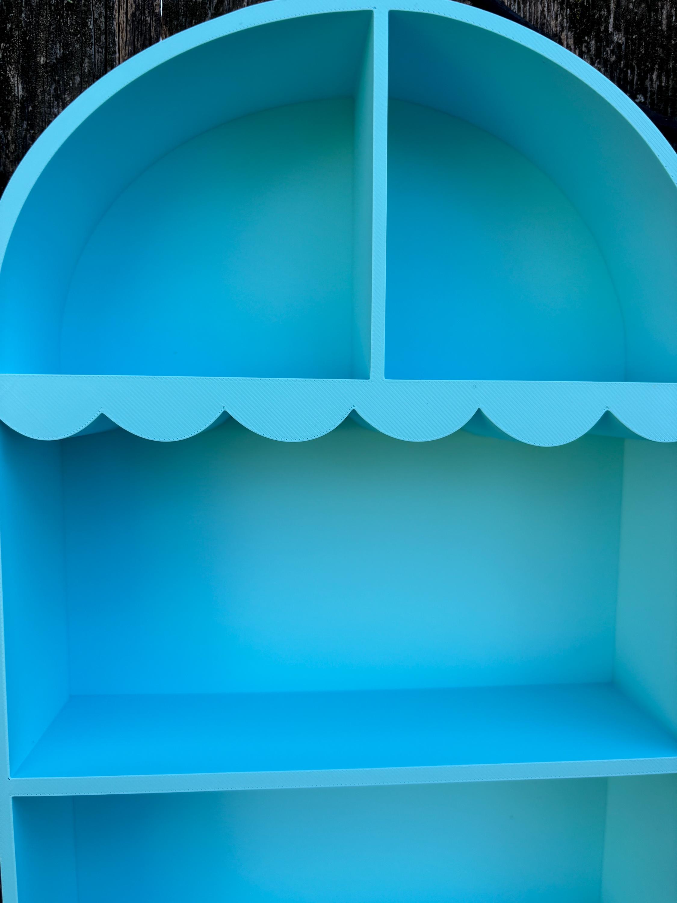 Spring Shelf Display Arched Display Shelf, Scalloped Spring Shelf, Arched, Miniverse, Home ...