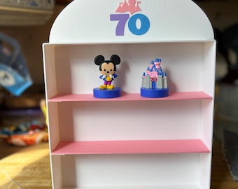 Figuras de la Cajita Feliz de McDonald's de Disney para el 70.º aniversario, juguetes coleccionables impresos en 3D kawaii.