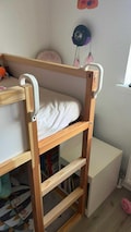 IKEA KURA Bunk Bed Hand Rail Ladder handle | 3D Printed Safety Rail | Custom Colors | Screw-On Bed Handle for Kids Loft Bed, kids room decor