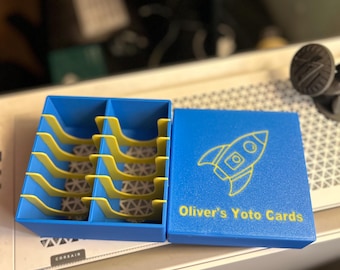 Customizable Yoto Card Storage Box with Lid