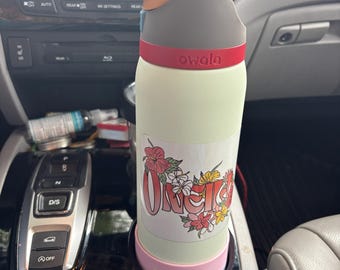 Owala Cup Holder Adapter  24oz 32oz | Owala Car Cup Converter | Personalized Cup Holder Insert | Custom Name & Colors