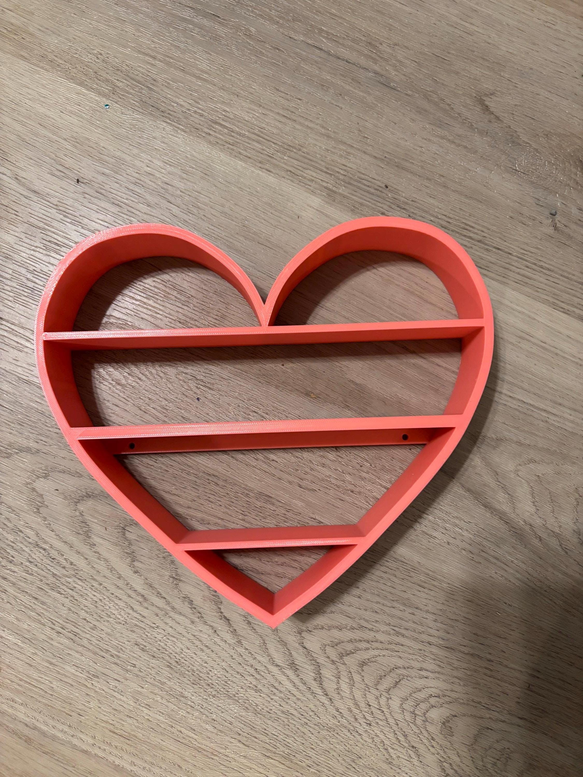 Heart Shelf, Kawaii Coquette Room Decor, Cottage, Girls Room