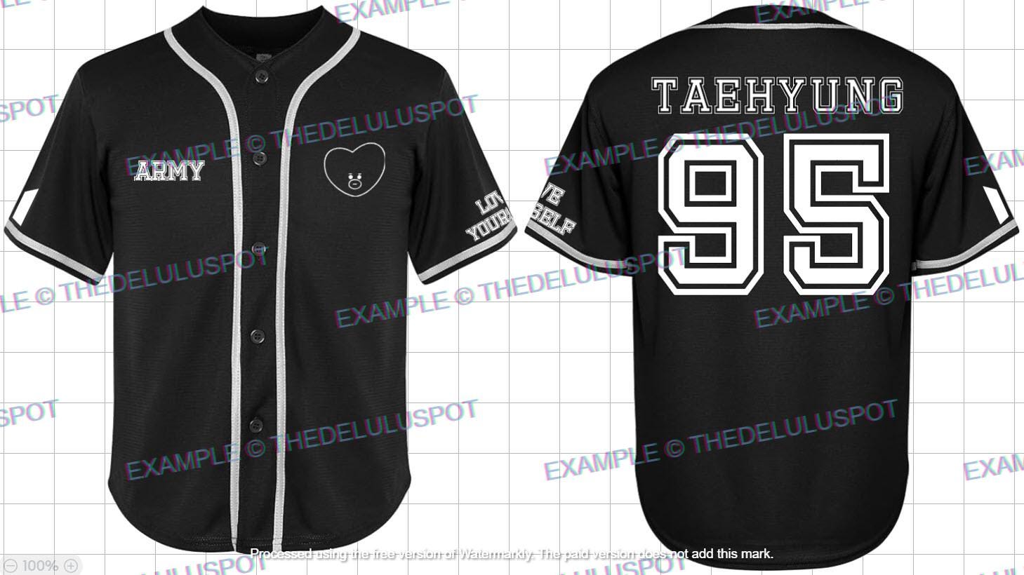 BTS Jerseys - Etsy