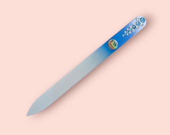 Glas-Nagelfeile Mit Etui – Kristallfeile Für Natürliche Nägel, Geschenk Für Sie