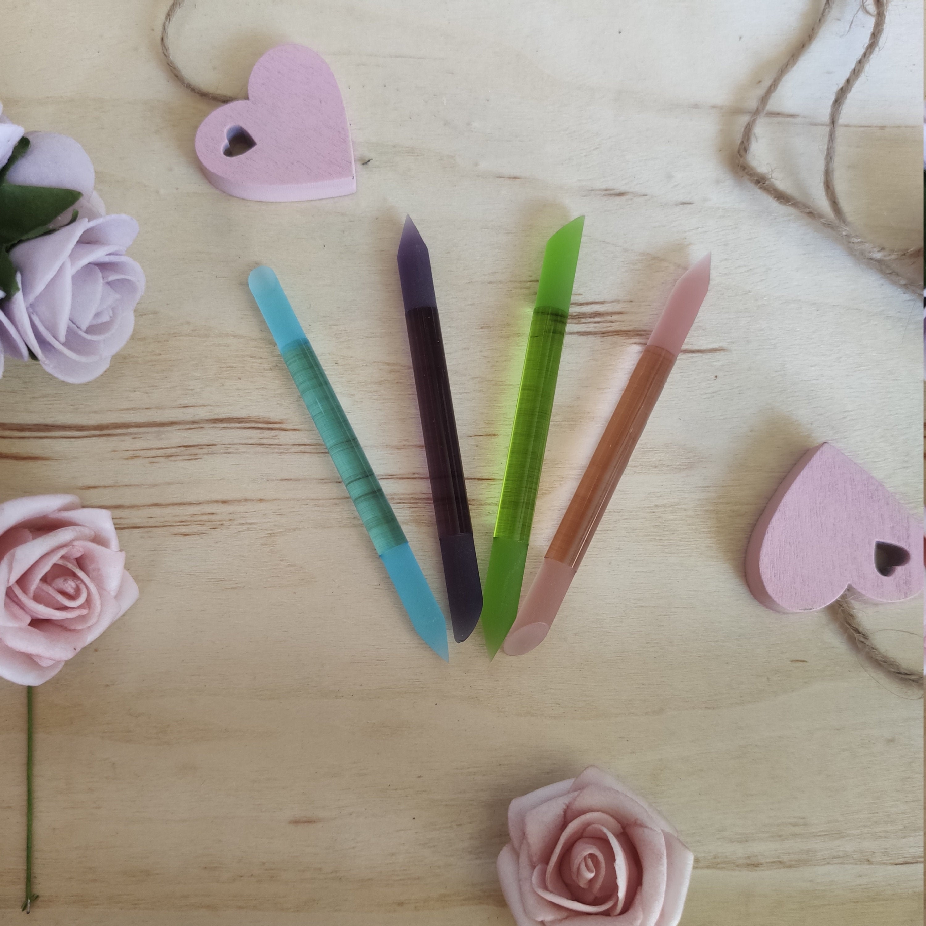 Glas-Nagelhautschieber, Tschechisches Original – Für Sanfte Maniküre & Pediküre