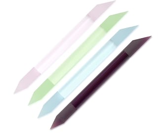 Glass Cuticle Pusher - Glass Manicure Stick - an Authentic Czech Product