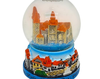 Magical Prague Snow Globe – Bohemian Keepsake Souvenir with Iconic Cityscape