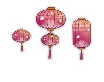 Clear Sakura Spring Sticker Set