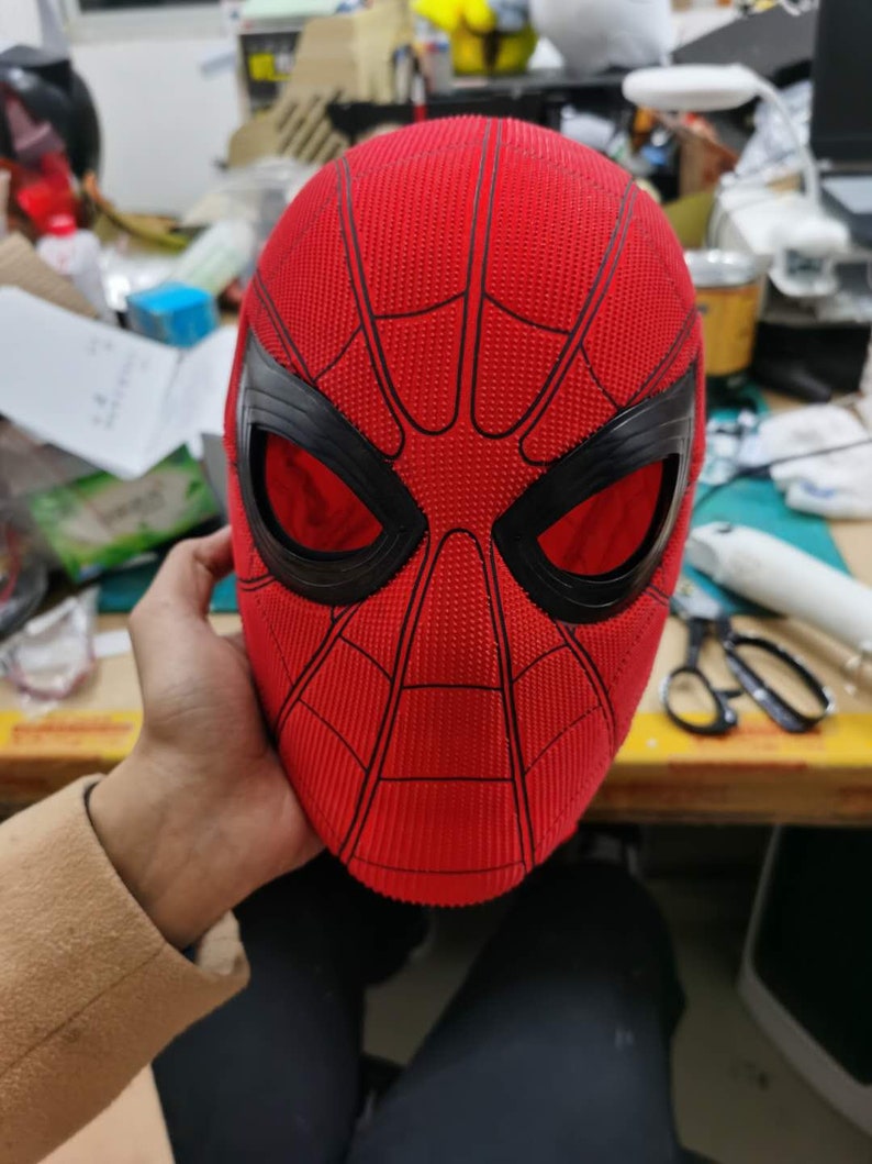 Spider man mask Far from Home PS4 | Etsy
