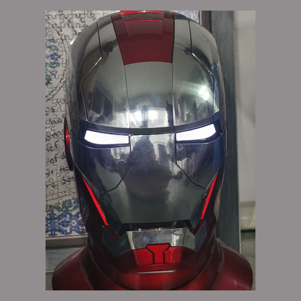 Iron Man MK5 Helmet With Advanced Motorized Face Plates Etsy