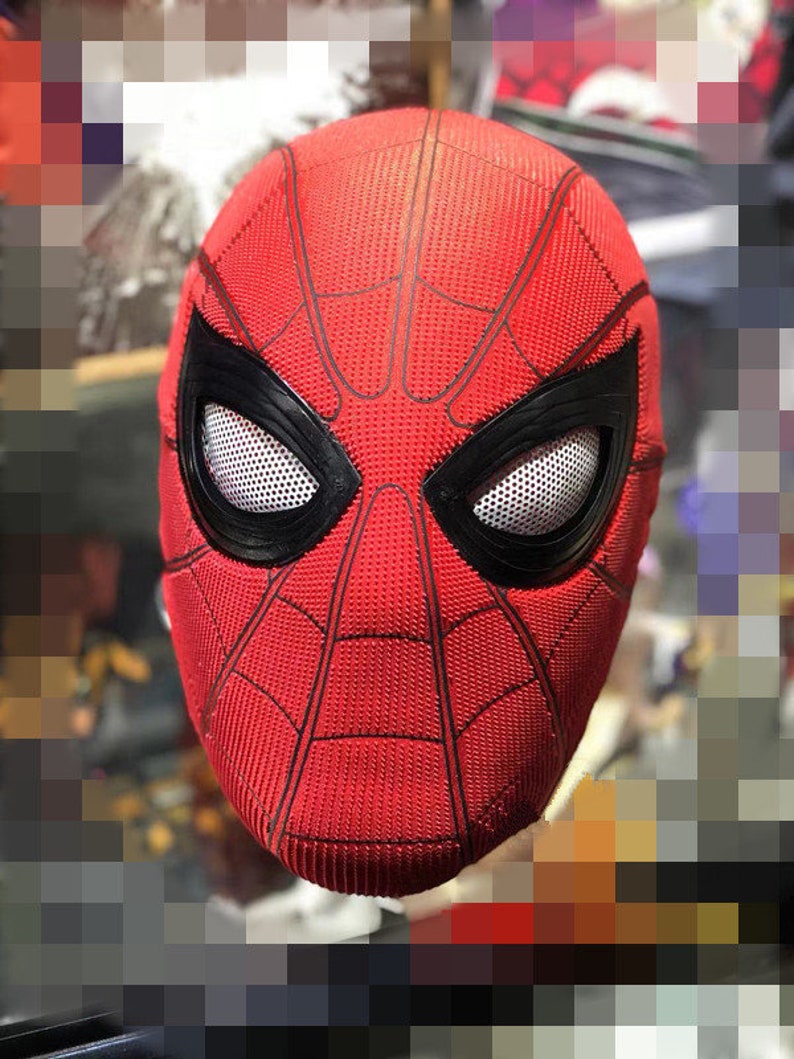 Spider man mask Far from Home PS4 | Etsy