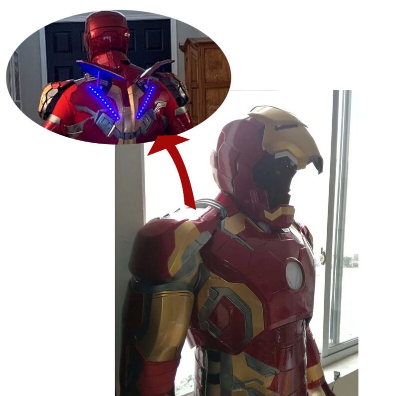 Maßgeschneiderte Iron Man Anzug MK XLIII die Avengers 2 Anzug Etsy