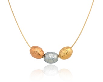 Necklace gold plated,minimalist jewelry,dainty,elegant jelwery,beaded necklace,chain and beads,necklace for women,women gift,