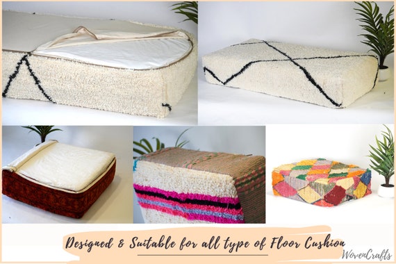 Customizable Foam Insert for Floor Cushion, Designed for a Square Moroccan  Pouf, Pouf Filling, Pouf Stuffing Insert Only 