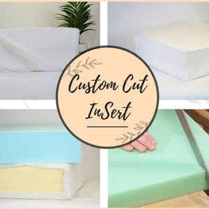 Customizable Foam insert for Floor cushion, Designed for a square Moroccan Pouf, Pouf filling, Pouf stuffing - Insert Only