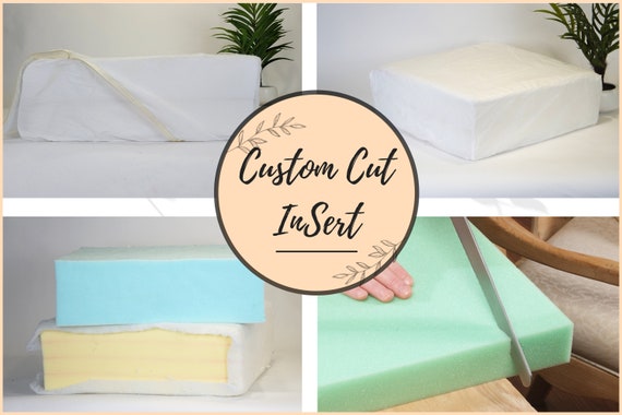 Customizable Foam Insert for Floor Cushion, Designed for a Square