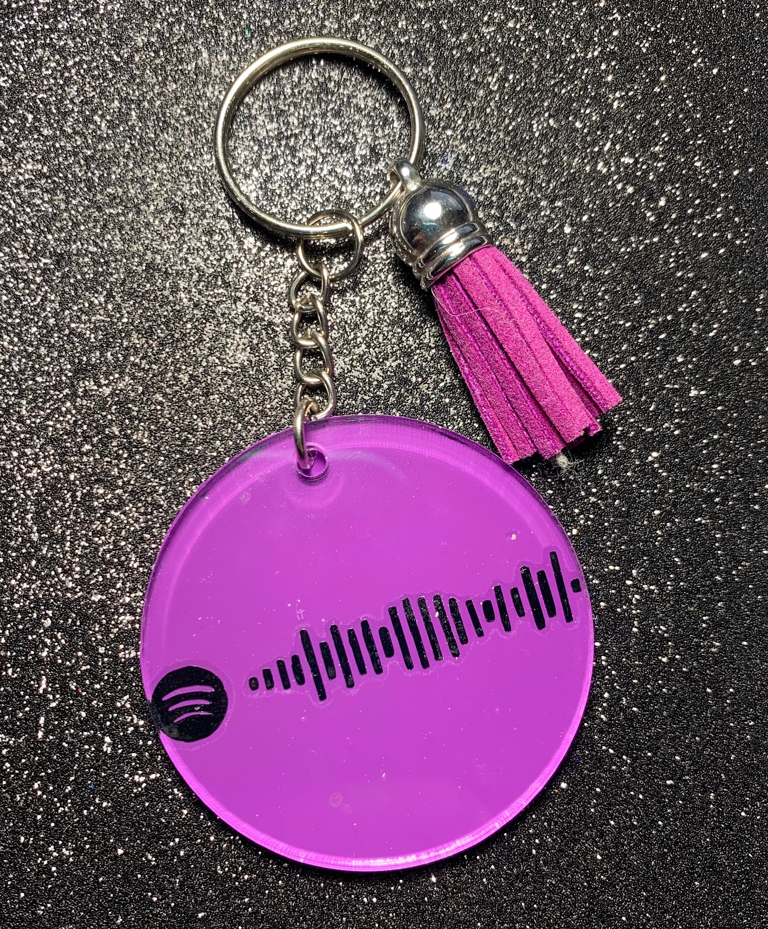 Spotify Code Keychain - Etsy