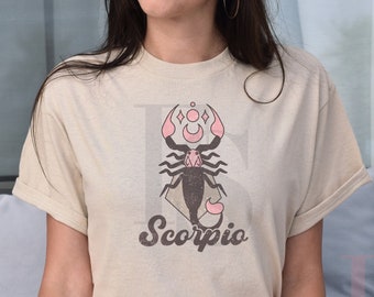 Scorpio Zodiac Shirt, Astrology Tee, Zodiac Sweatshirt, Retro Scorpio Zodiac Sweatshirt, Scorpio Zodiac Shirt, Scorpio Birthday Gift