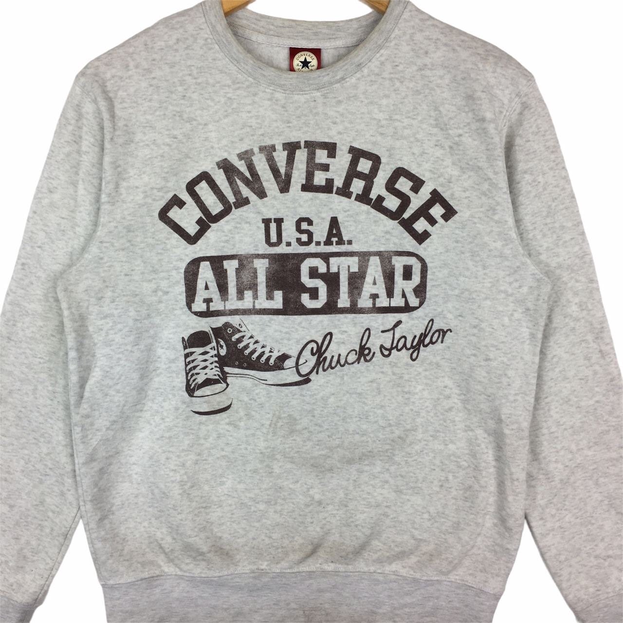 Vtg CONVERSE All Star USA Chuck Taylor Sweater Sweatshirt | Etsy