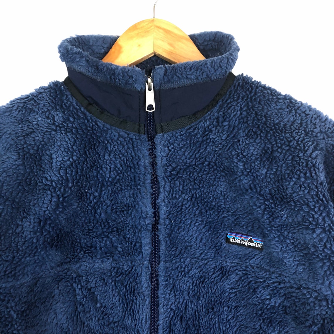 Vtg 1997 PATAGONIA USA PEF Blue Sherpa Fleece Jacket - Etsy