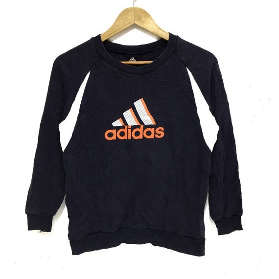 ADIDAS Sweatshirt Big Logo Spell Out Pullover Jump