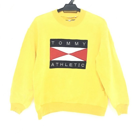 yellow tommy hilfiger jumper