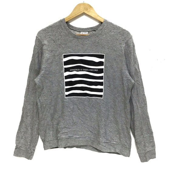 United Arrows Japan A Day In The Life Striped Gray Sweatshirt Etsy United Arrows Japan A Day In The Life Striped Gray Sweatshirt Etsy