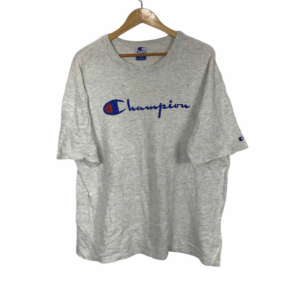 Vintage CHAMPION BEIGE Tee Shirt Pullover Sweatshi