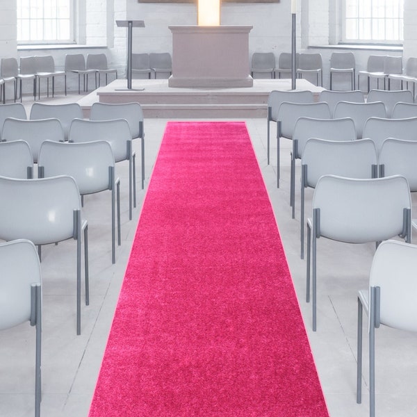 Custom Cut Pink Carpet Runner, Pink Home Area Rug, Wedding Aisle Runner, Event Carpet, Hollywood Party, Event Rug