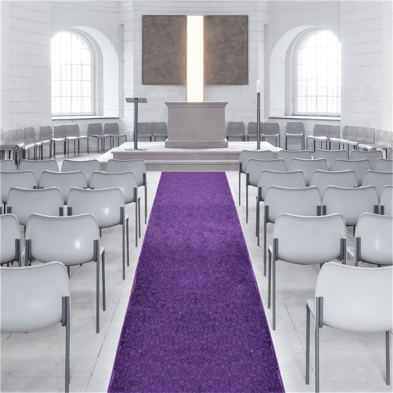 Custom Cut Purple Carpet Runner, Purple Home Area Rug, Wedding Aisle Runner, Event Carpet