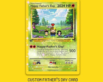 pokemon fathers day card Dad Card main image 0