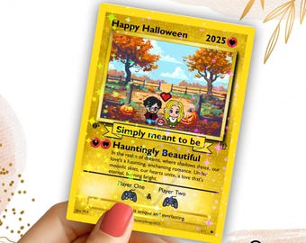 Aangepaste jubileumkaart, aangepaste PokeCard, aangepaste ruilkaart, voorstelkaart, jubileum, trouwkaart, TCG, aangepaste ruilkaart