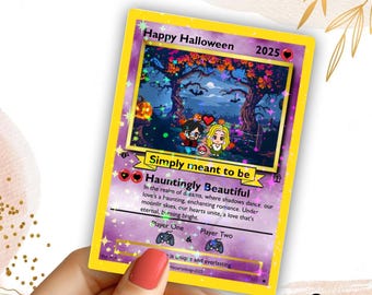 Aangepaste jubileumkaart, aangepaste PokeCard, aangepaste ruilkaart, voorstelkaart, jubileum, trouwkaart, TCG, aangepaste ruilkaart,