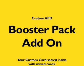 カスタム ブースター パック カード、アドオン アイテム、ポケ ブースター パック、カード パック、密封ブースター パック、カスタム密封ブースター パック、トレーディング カード パック