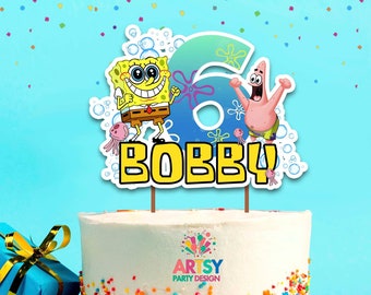 Download Spongebob birthday | Etsy