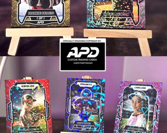 Custom Sports Card for Kids, Custom Sport Card, Custom Slab Trading Card,  Baseball, Soccer, Hockey, Football, Basketball, Sport Card Kids