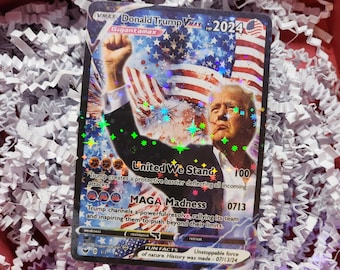 Donald Trump Pokemon Card, Trump Pokemon Card, Meme Gift, Gag Gift