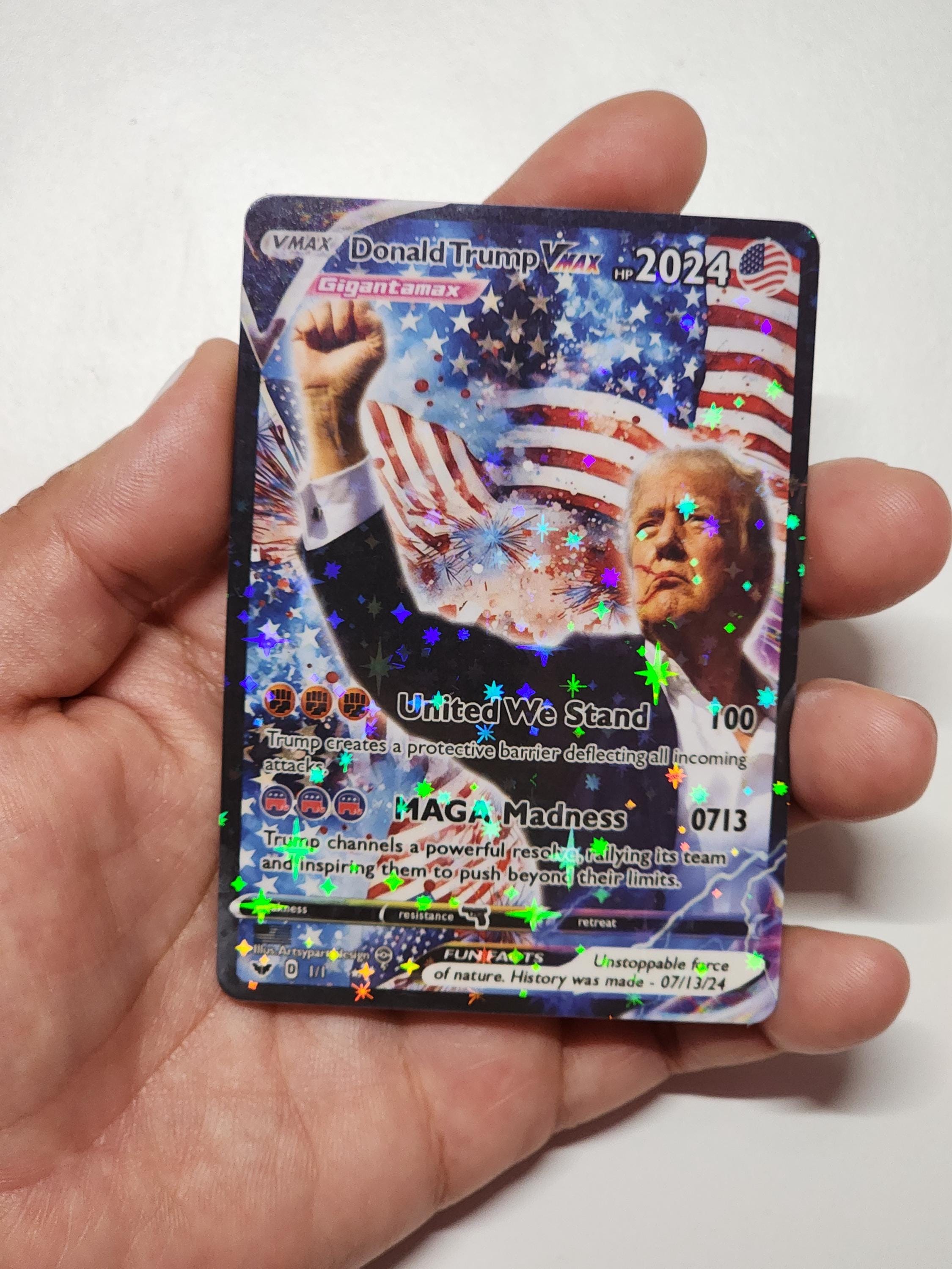Donald Trump Pokemon Card, Trump Pokemon Card, Meme Gift, Gag Gift