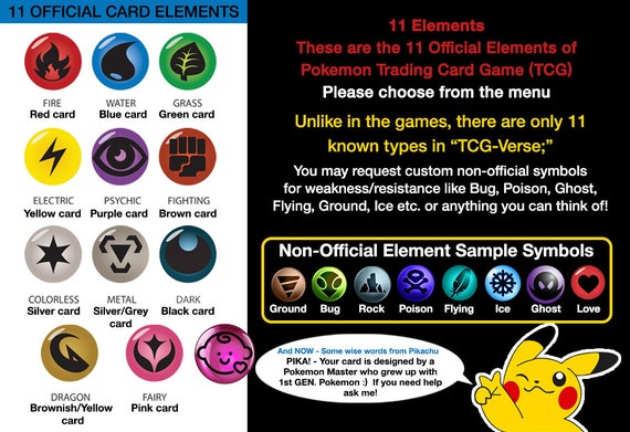 pokemon card game elements Pokemon Pregnancy Card, Pokemon Baby Card, Custom Pokemon Card, Pregnancy  announcement, Gender Reveal, Gamer Husband, Pokemon Valentine Card