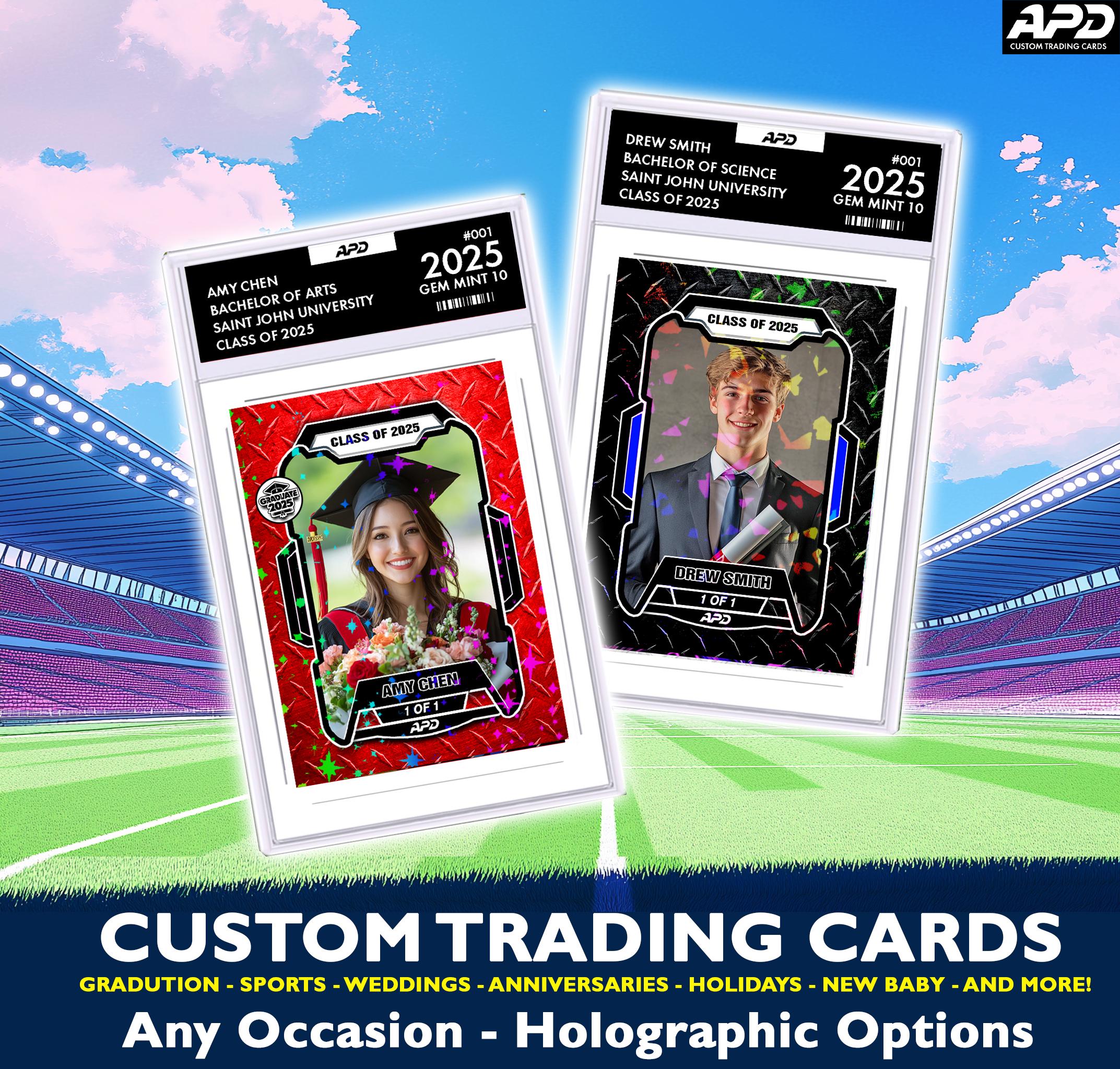 Custom Graduation Card, Custom Sport Card, Class of 2025, College gift for him, Gift For Her, Graduation Card Gift, College graduation,