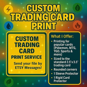 Drucken Sie Ihre eigene TKG Kunstwerkkarte, drucken Sie Proxy-Karten, drucken Sie TKG-Karten, drucken Sie MTG-Karten, drucken Sie Pokemon-Karten, drucken Sie Jumbo