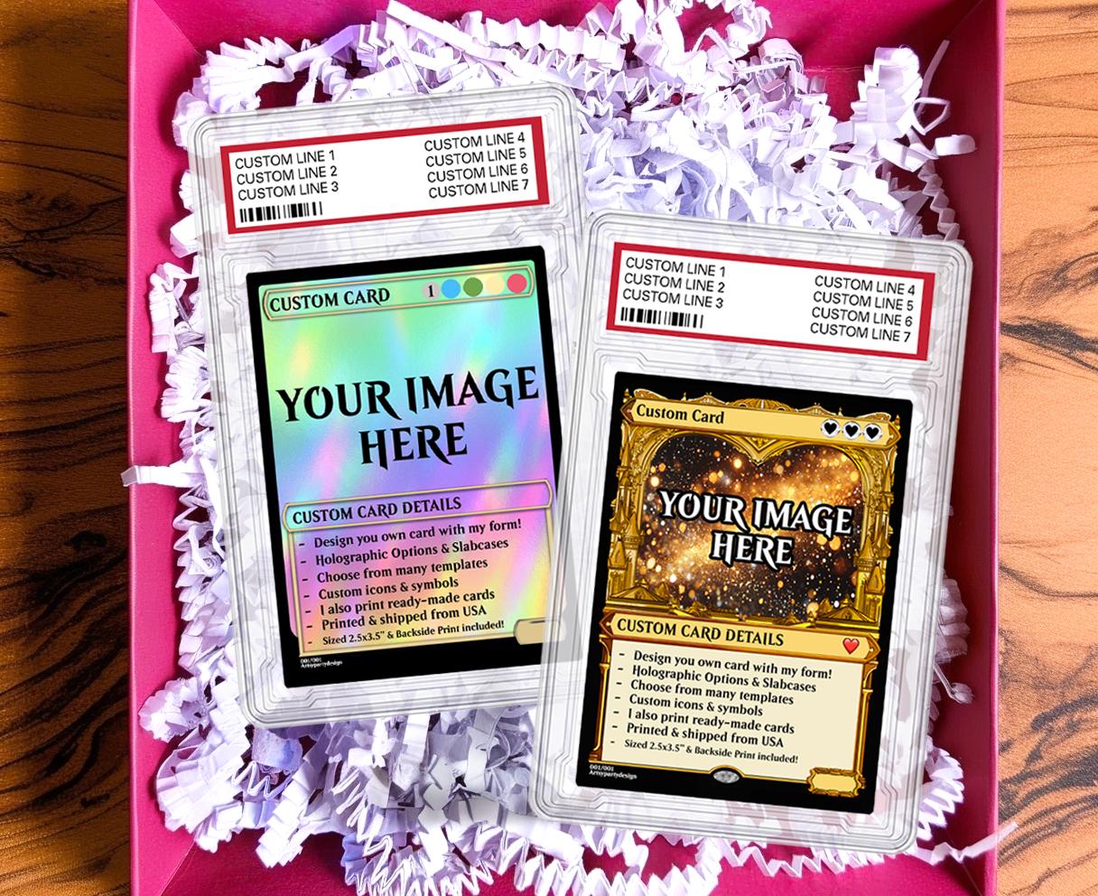 Anime Magic Cards - Etsy