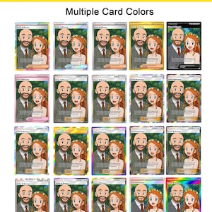 Custom Father's Day Card , Custom Mother's Day Card, Gift For Dad, Trainer Card, Father's Day Gift, Mother's Day Gift, Custom Pokemon Card image 2