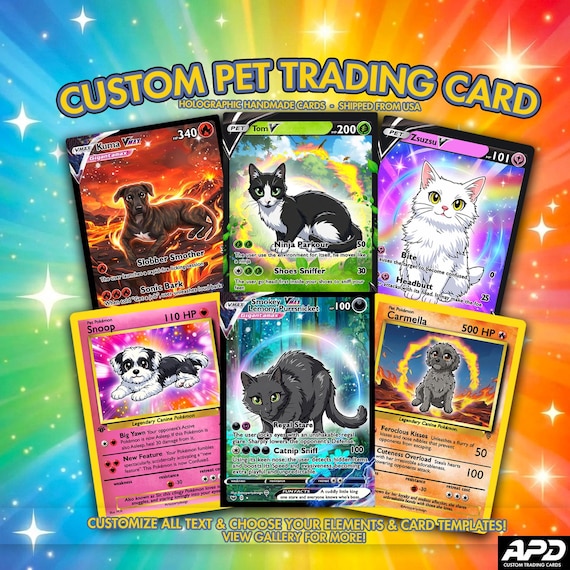 pokemon pet card Custom PKM Card