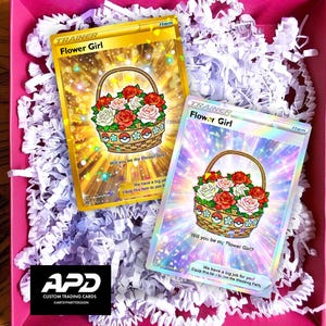 Tarjeta Pokémon para padrinos de boda, tarjeta Pokémon para padrinos de boda, tarjeta Pokémon personalizada, tarjeta "Te elijo" para padrinos de boda, regalo Pokémon para bodas, oficiante imagen 6
