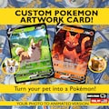 Custom Pokemon Card, Pet as Pokemon , Pokemon Card, Turn your pet into a Pokemon, Pokemon Illustration, Artist rendition, Cartoon art